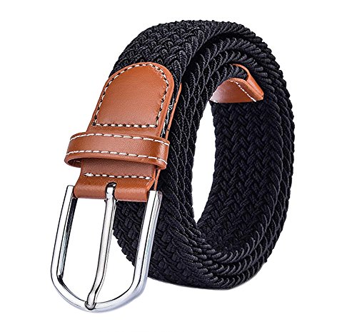 treestar ajustable hombres ms Weaving estudiante deportes de estilo vaquero hebilla de cinturón aleación Casual Fashion cinturón de piel hipoalergénico Durable 1u00a0pieza, #4, 105*3.5cm