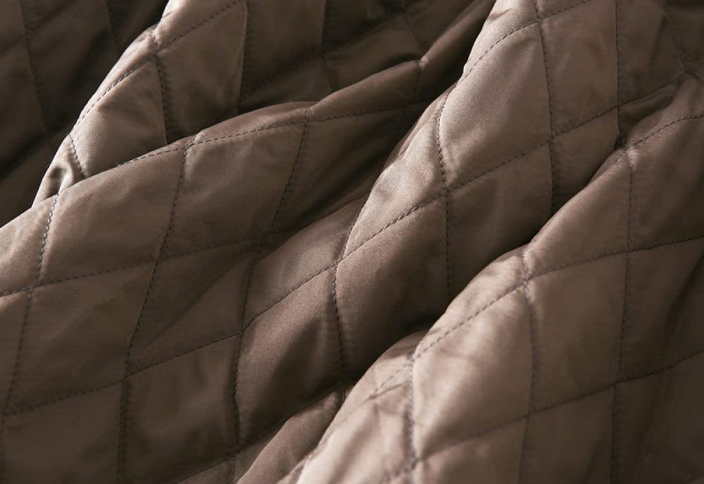 Brauner Argyle-Stepprock Für Damen, Warme Winterröcke, Leichter Midi-A-Linien-Rock, Elastischer Faltenrock Mit Hoher Taille, Schlichter Langer Rock Für Damen Und Mädchen