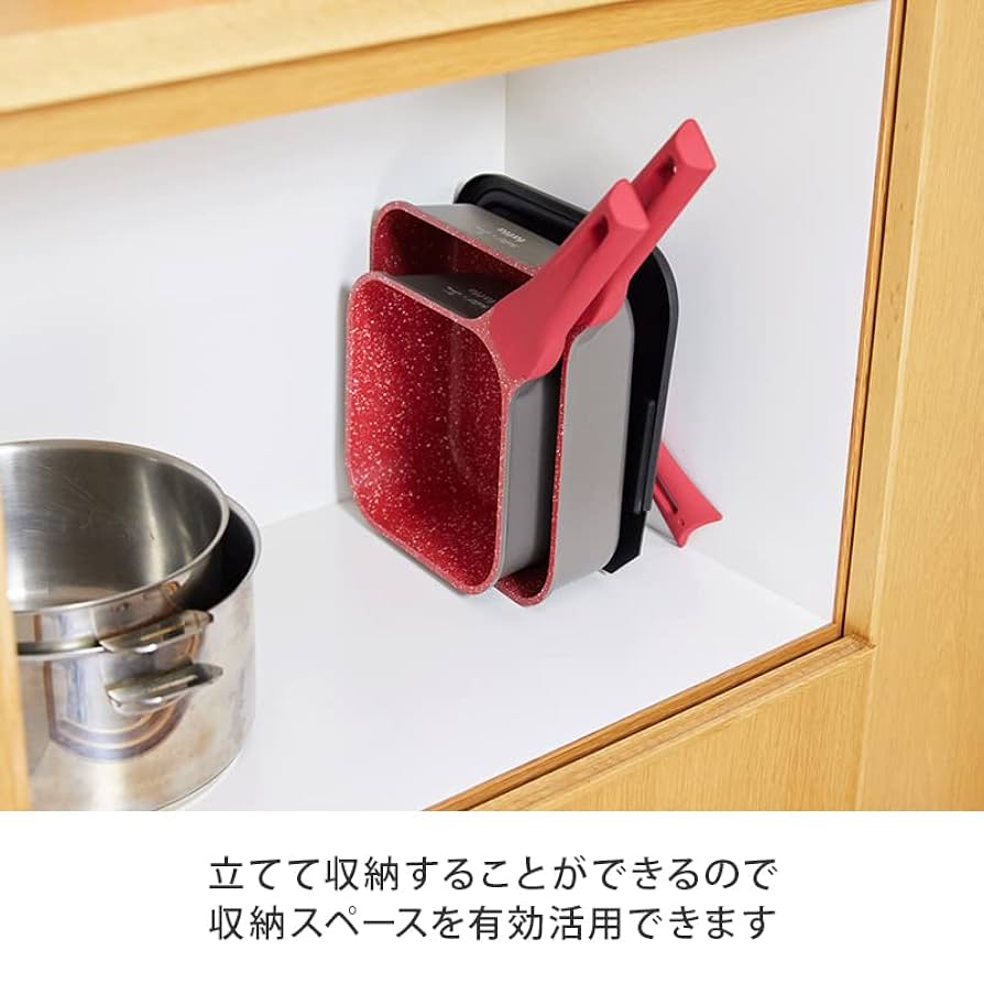 ベージュ フライパン2個とスクエアパンセット ベージュ フライパン2個とスクエアパンセット ベージュ