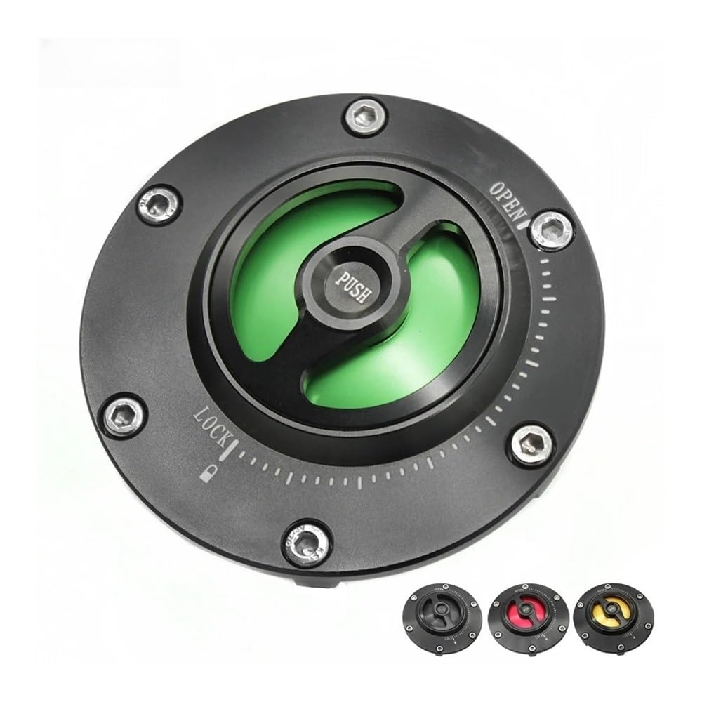 Tappo Olio Serbatoio Benzina Copertura Serbatoio Carburante Motociclo Per Ka&wasaki Ninja 300/EX300 2013-2019, Ninja 250/EX250 2008-2012 Tappo Serbatoio Carburante Senza Chiave(Black)