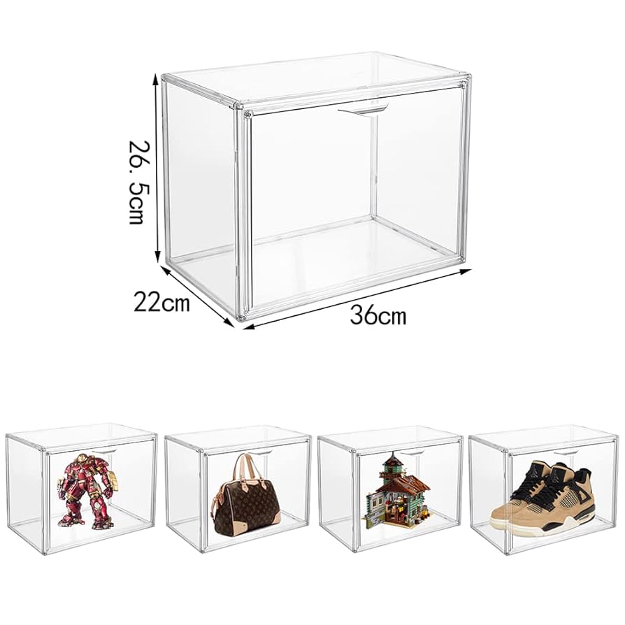 Amazon.co.jp: Ismerely フィギュアケース 3セット 透明展示