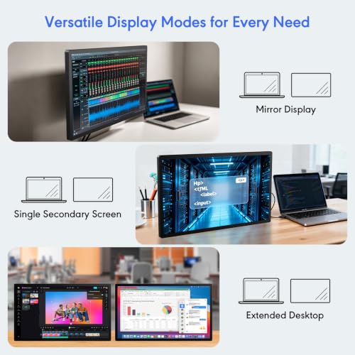 Image of 43 Inch Capacitive Multi Touch Industrial Touch Screen Monitor, 1920x1080 FHD 16:9 Digital Signage Display with Built-in Speakers, HDMI VGA DVI USB Ports, Commercial Advertising Kiosk Media Player