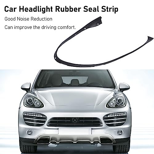 Rubber Seal Strip, Good Water Resistance Noise Reduction Dust Proof with Premium Material for Cayenne 958 2011-2014 (Right 74310?02F60?E0)