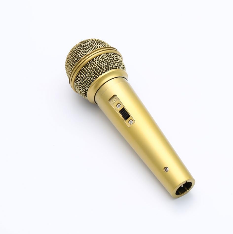 The Cosplay Company Gold imitation microphone