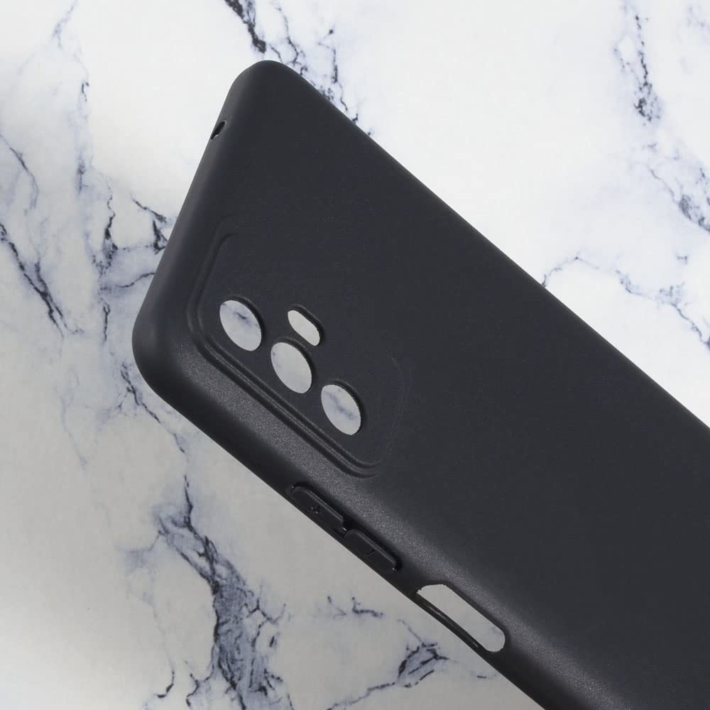 TTJ Custodia Per ZTE Blade A5 2020, Ultra Sottile Nero Morbido TPU