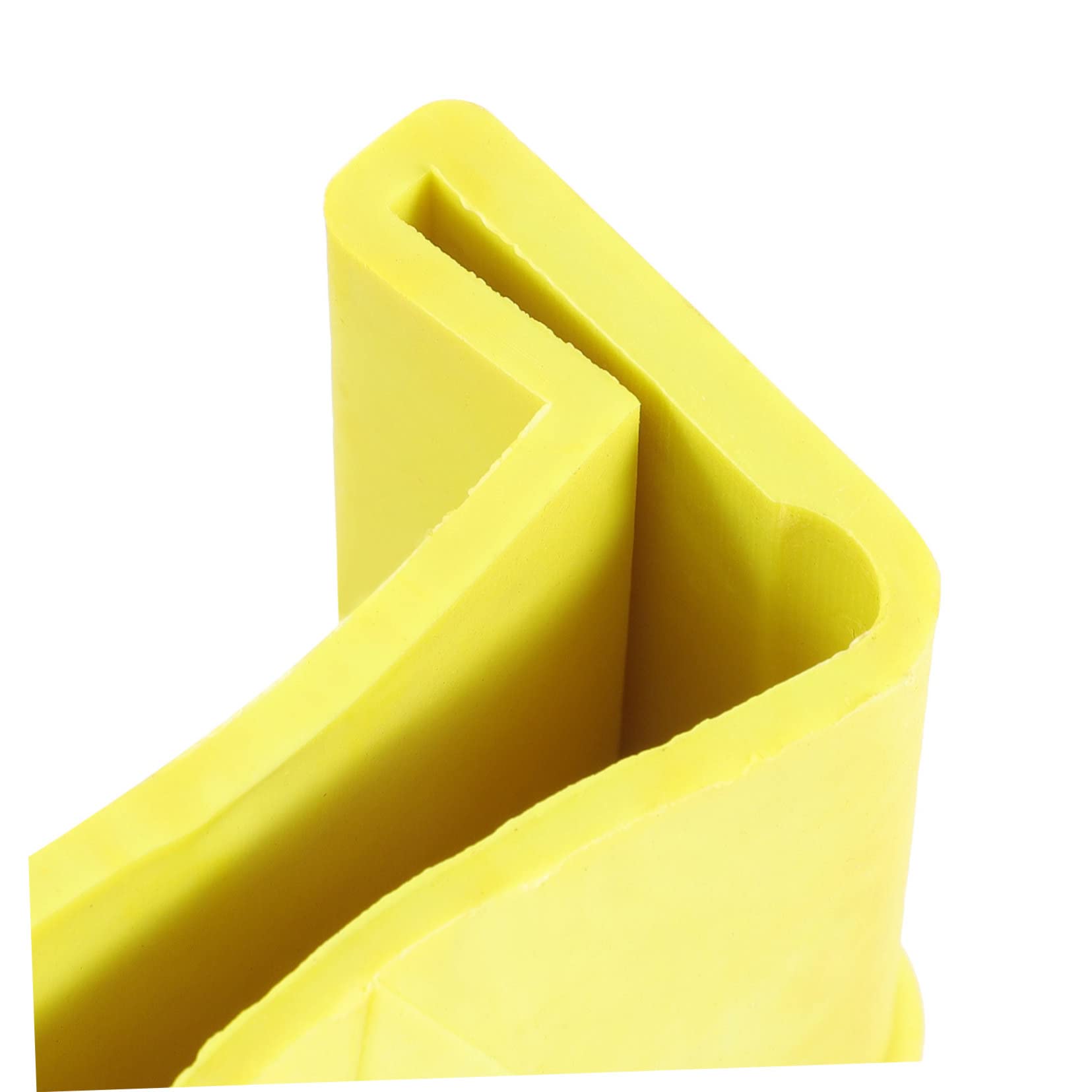 Copri Piedini Antiscivolo per Scala, Gomma Gialla, 4 Pezzi