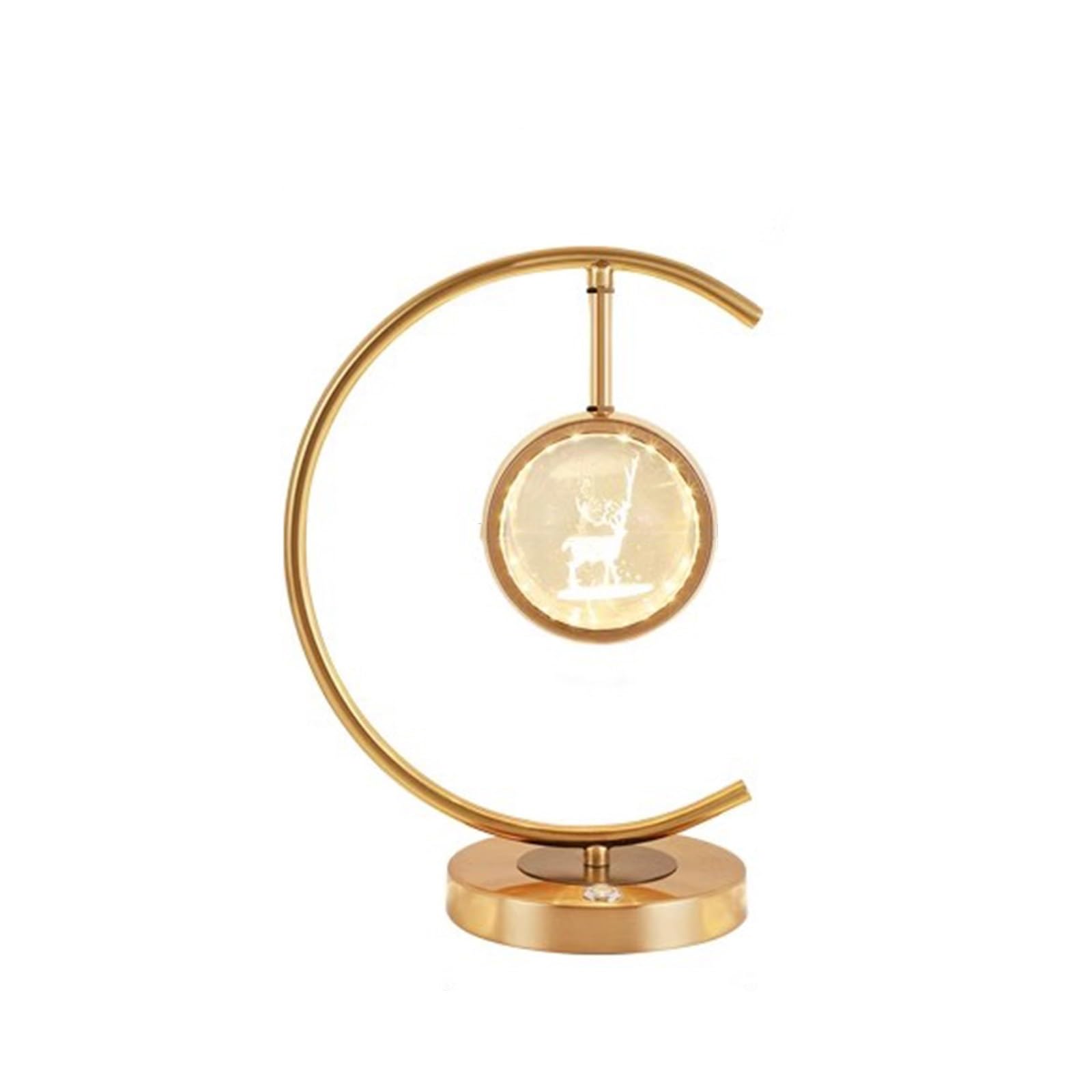 Z4T8M2K6G5 Bedside Lamp Crystal Table Lamp Tricolor USB Cell Phone Charging Bedside Living Room Dining Study