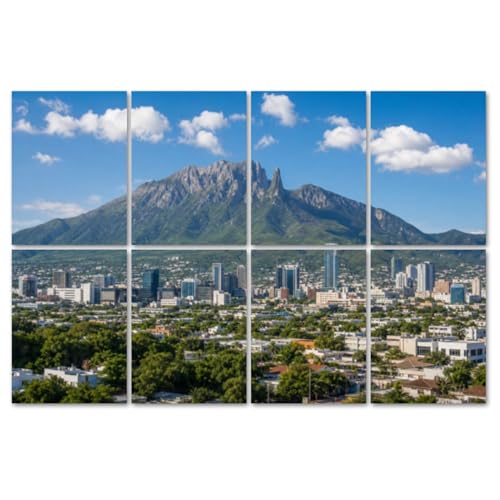 8 Pack Paneles Acústicos Artísticos Absorbentes de Sonido Cerro de la Silla Decorativos para Pared Autoadhesivos para Estudios de Grabación en Casa 48"x32" miniatura 1