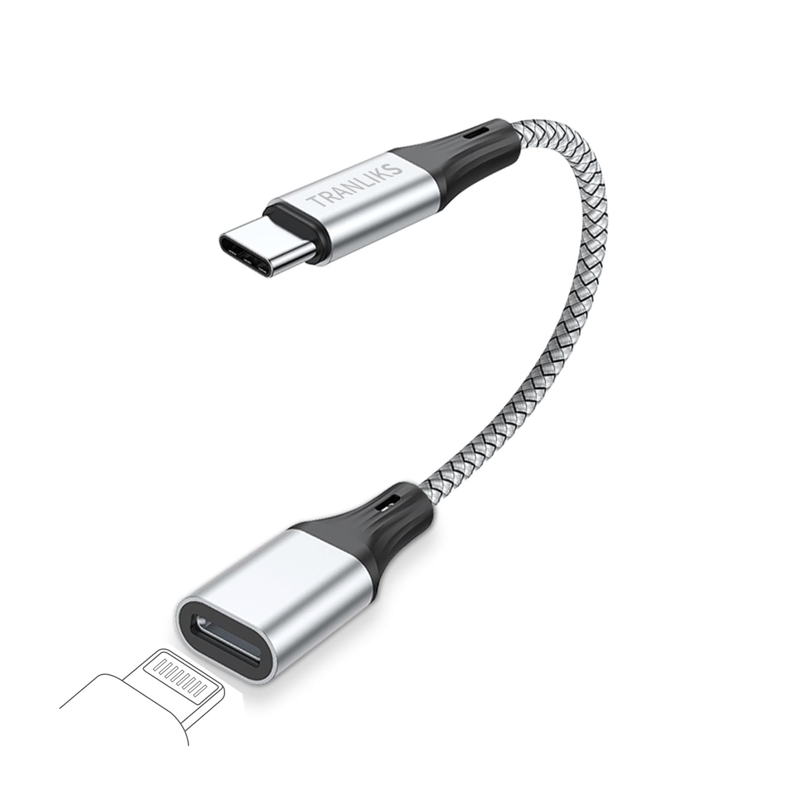USB-C変換セット Amazon.co.jp: TRANLIKS for Lightning USB-C 変換アダプタ、PD