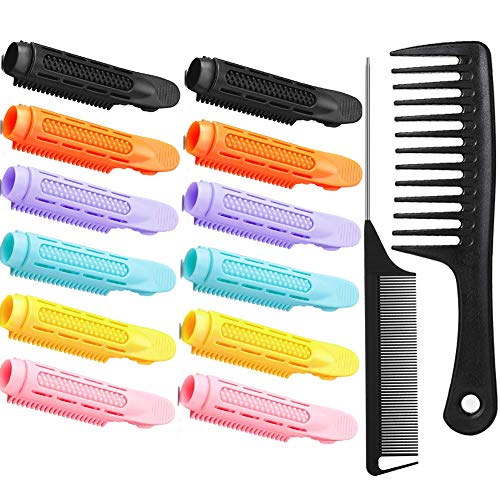 14 Pieces Volumizing Hair Root Clip Self Grip Root Volume Hair Curler Clip DIY Curler Fluffy Clamps Rollers Fluffy Hair Roots Hair Styling Tool