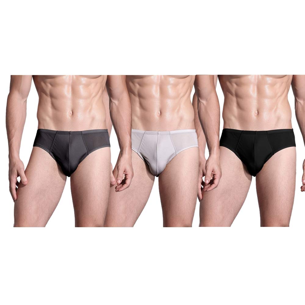CEWIFO Slip Uomo Cotone Offerta Intimo Uomo Seta Slip Uomo Cotone