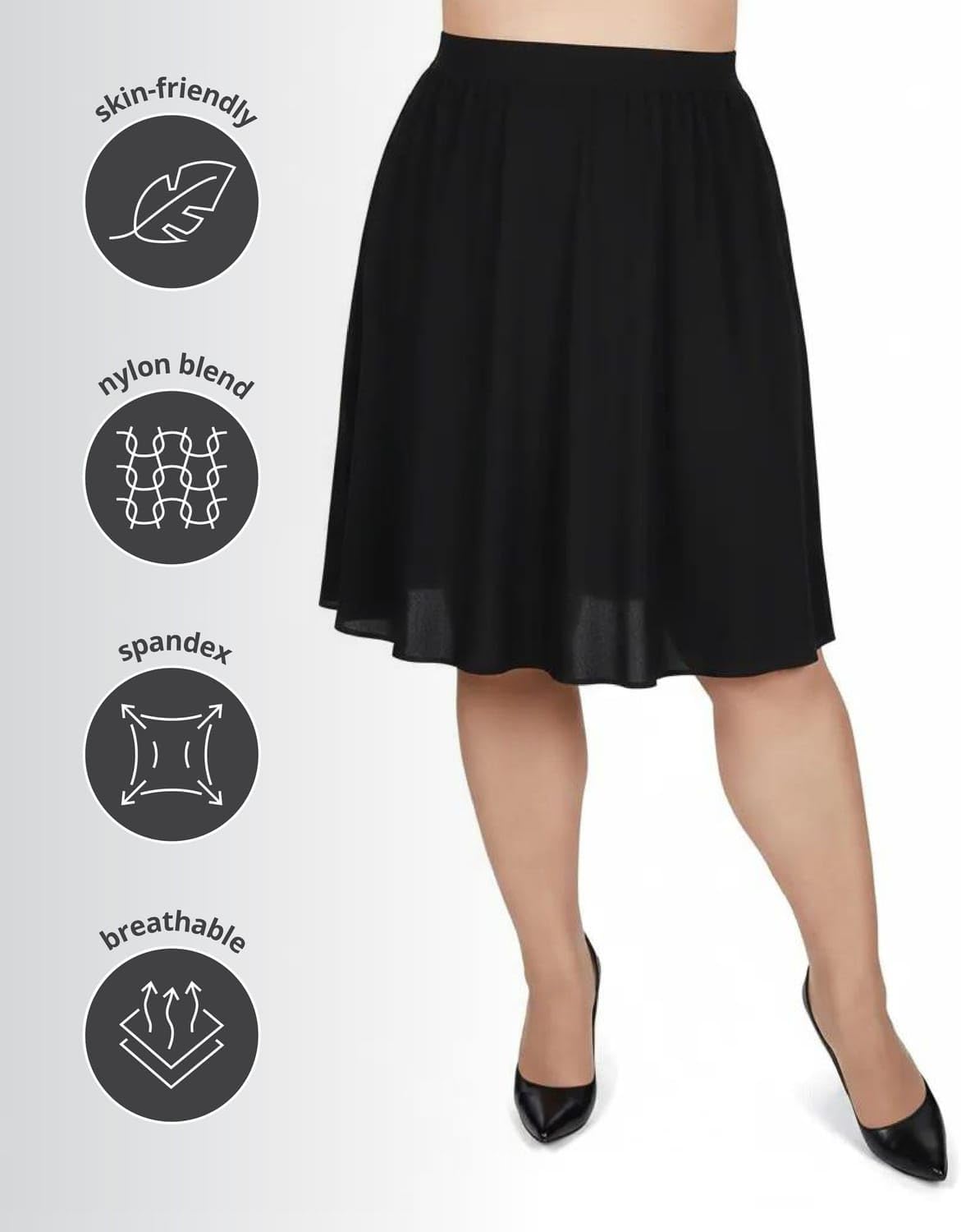 MeMoi Energizing Plus Size Curvy Control Top Pantyhose for Women, Semi Opaque Pantyhose, Lightweight Womens Stockings
