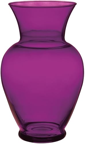 Miniatura 5 de Floral Supply Online Florero de jardín de primavera azul cobalto de 10 58 pulgadas folleto de guía de flores florero decorativo de vidrio para