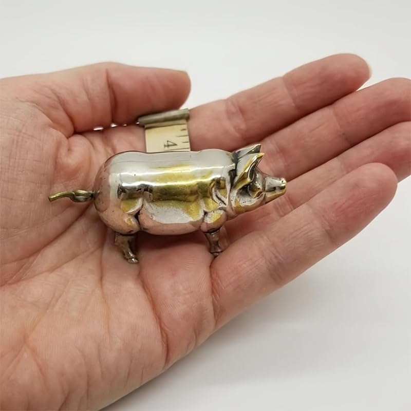 Cinta métrica mini estilo cerdo vintage miniatura 3