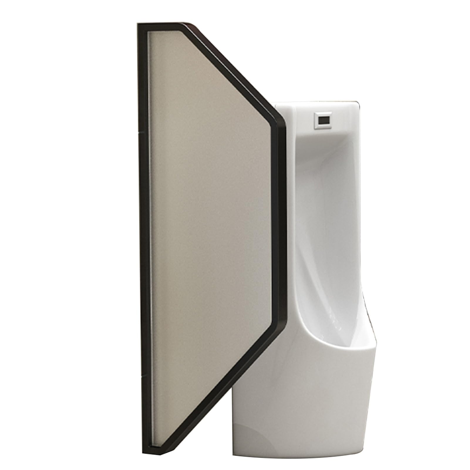 GJZQDKX Public Toilet Partition for Men's Restroom, Wall-Mounted Urinal Divider Screen Panel for Bathroom Privacy, 40x120cm