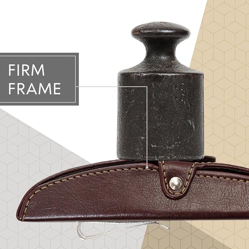 Image of Orsus Hard Glasses Eyeglass Case with Belt Clip, Belt Waist Hard Sunglasses Case 6x2 Inches