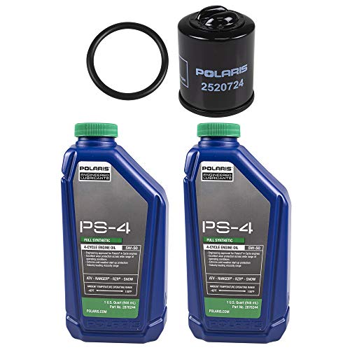 2005-2021 Polaris Phoenix 200 LE OEM PS-4 Full Synthetic Oil Change Kit POL23
