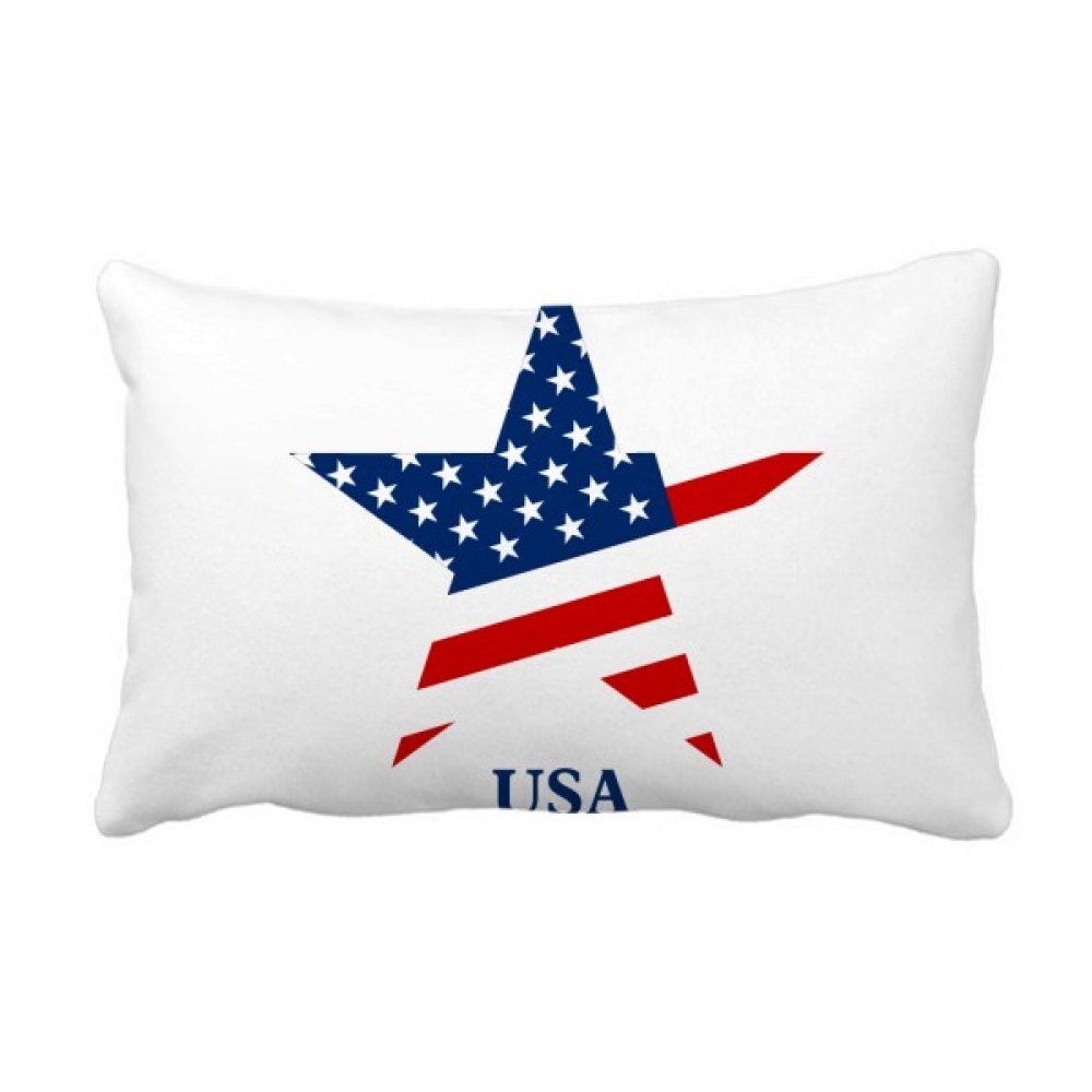 Drapeau Amérique motif coussin 16x24 pouces, le cadeau idéal pour canapé
