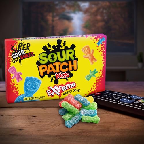SOUR PATCH KIDS Extreme Sour Soft & Chewy Gummy Candy, Bulk Candy, 12 Boxes - image 7