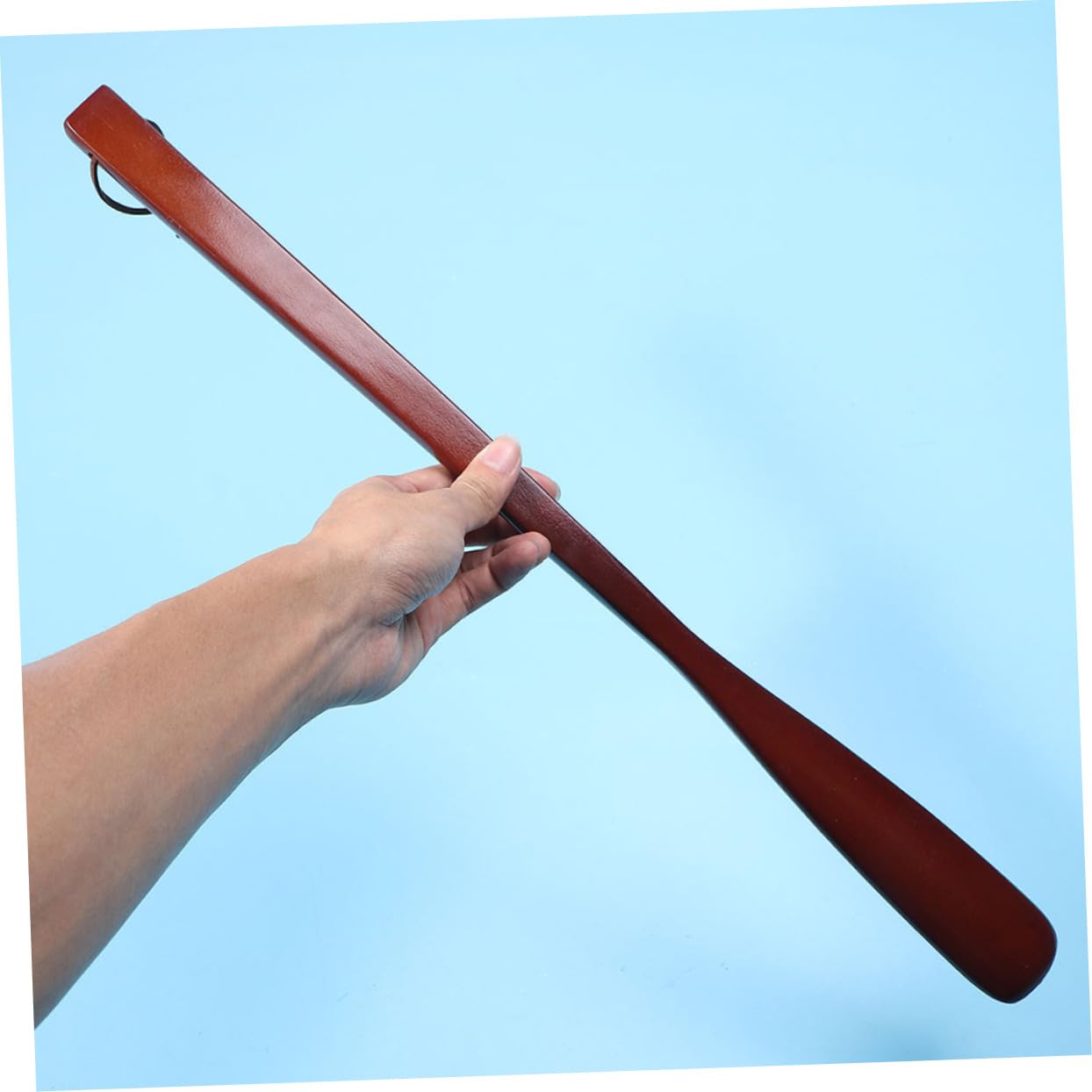 Calzascarpe Attrezzatura per sollevatore per scarpe Anziani Calzascarpe Manico lungo Sollevatore per scarpe Lingua per scarpe Corno per scarpe da viaggio Aiutante per calzascarpe -Marrone||S/25 * 3.8C