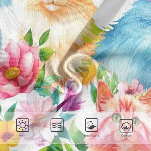 Cotton Toddler Girls Underwear Flowers Blue Orange Cats Animal Girl Panties Cute Stylish Briefs Girls Undies 2t3