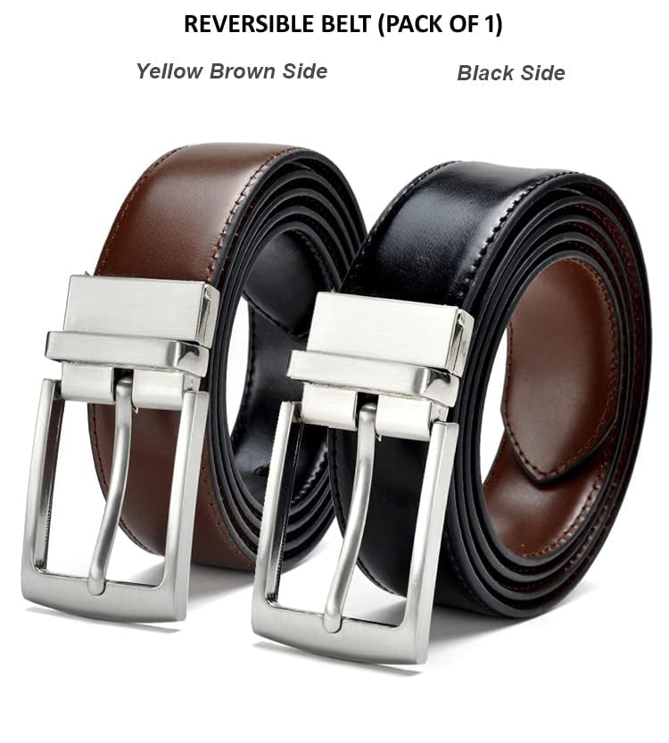 Image of ZORO Men's Vegan Leather Reversible Belt for Men