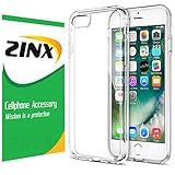 iPhone 7 Plus Clear Case, iPhone 7 Plus Case by Zinx Shockproof Flexible TPU Bumper Anti-Scratch Rigid Slim Protective Cases (HD Clear) for iPhone 7 Plus(iphone 7 Plus 5.5 inch)
