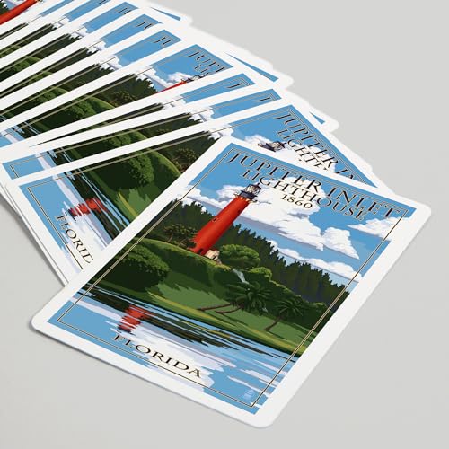 Lantern Press Jupiter Baraja de 52 Cartas Poker miniatura 5