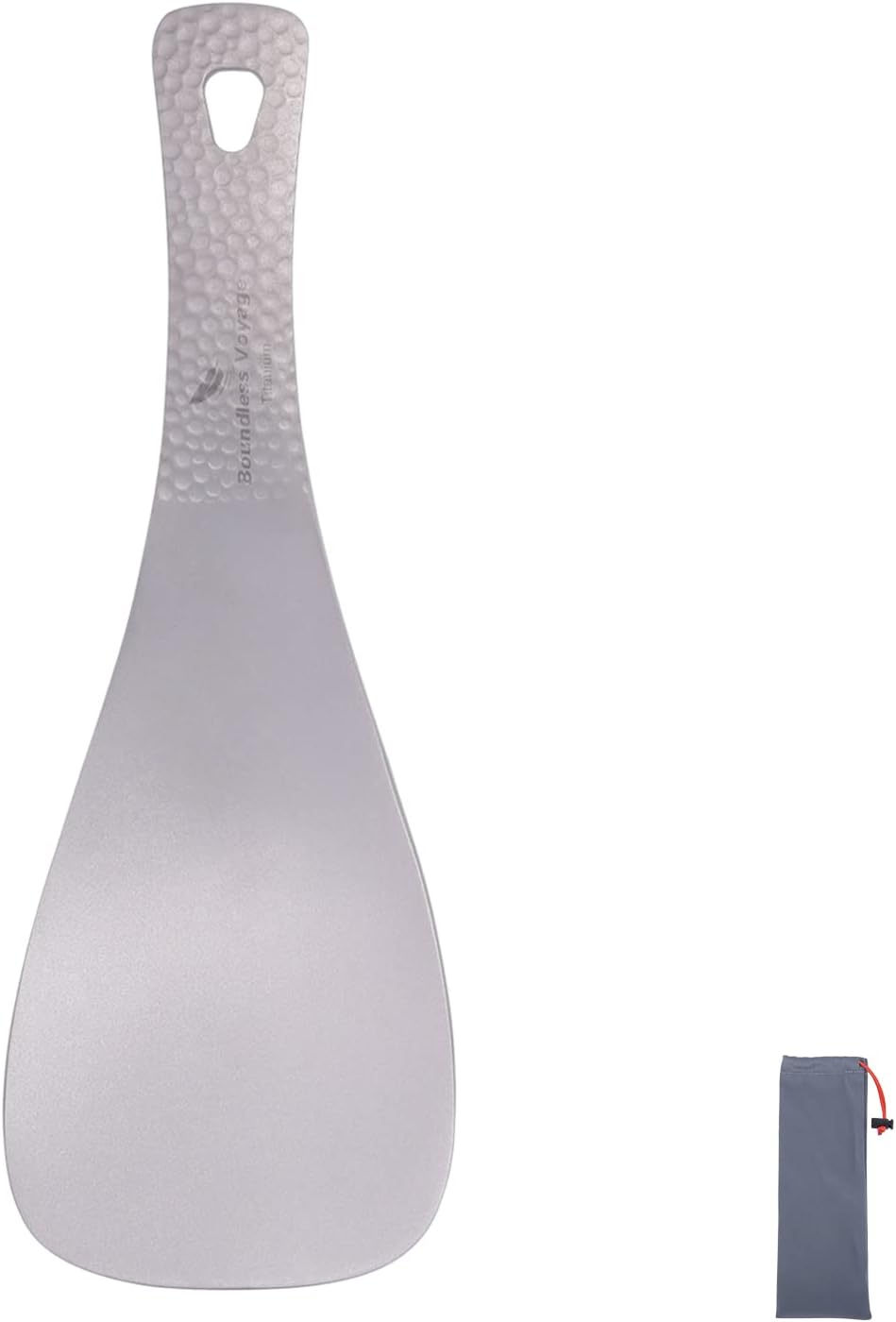Titanium Rice Shovel - Short Handle Cooking Shovel, Thickened Ti1079T