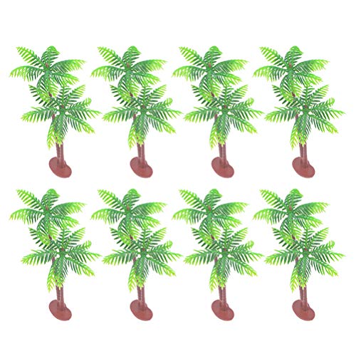 FENICAL 25pcs Arbre de Noix de Coco gâteau Topper Hawaii Cupcake Picks Party Cake Décor 8cm