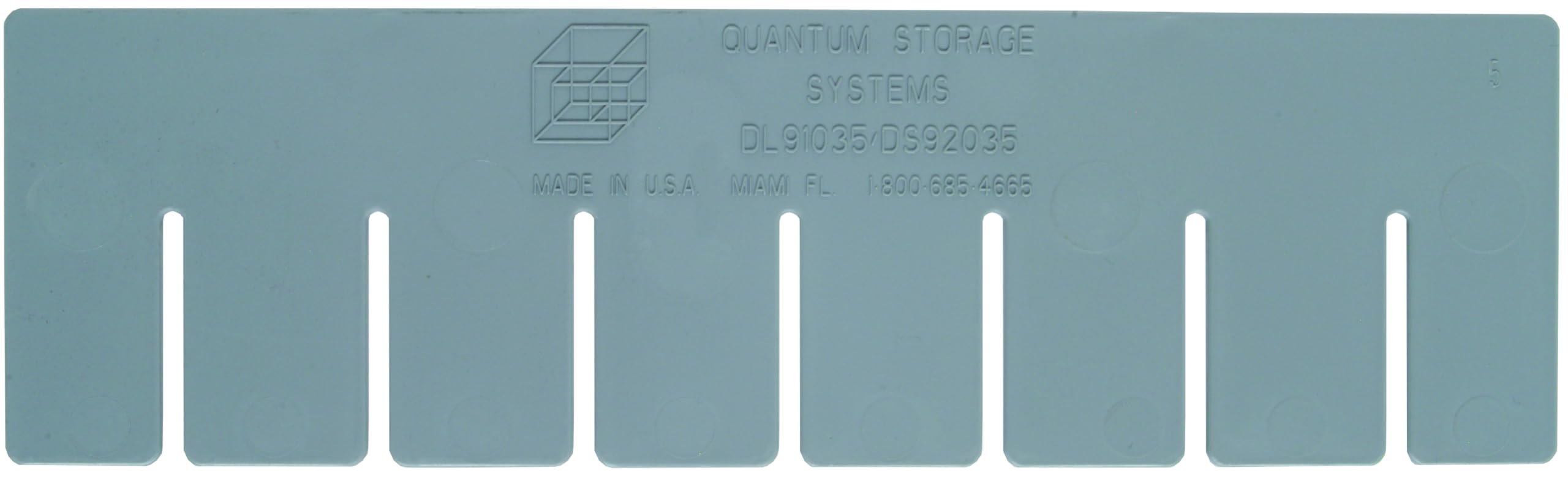 FSE Quantum DL91035/DS92035 Long/Short Divider, for use with DG91035 and DG92035, Gray (Pack of 6), Made in USA
