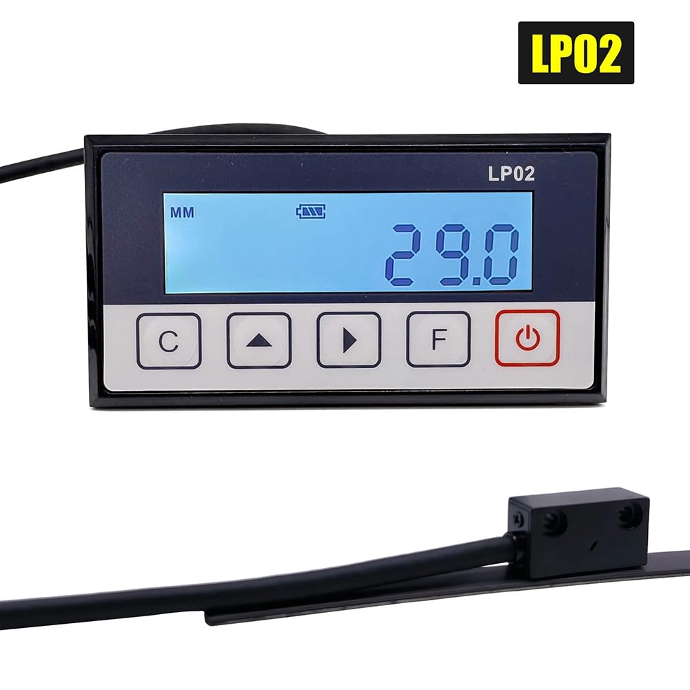 LP02 Integrierte Magnetische Skala DRO -Anzeige Eingebetteter Magnetmesssystem Färbemetriemen Kompatibles Holzbearbeitungsmagnetband