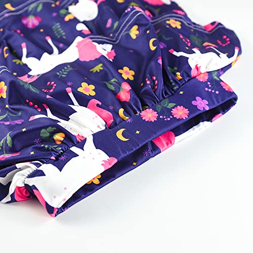 ZukoCert 2 Pack Skirt Leggings for Girls, Girls Skirts with Leggings 4-10 Year Old2