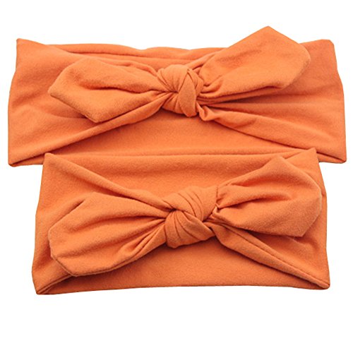 Mommy And Me Matching Rabbit Ears Headbands Photo Prop Gift For Mom And Kids Elastic Cloth Bowknot Hairband Accessories #TOP6
