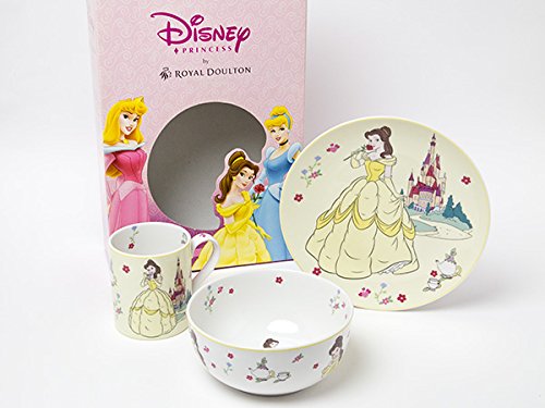 Amazon | ロイヤルドルトン ディズニー プリンセス ベル 食器3点セット