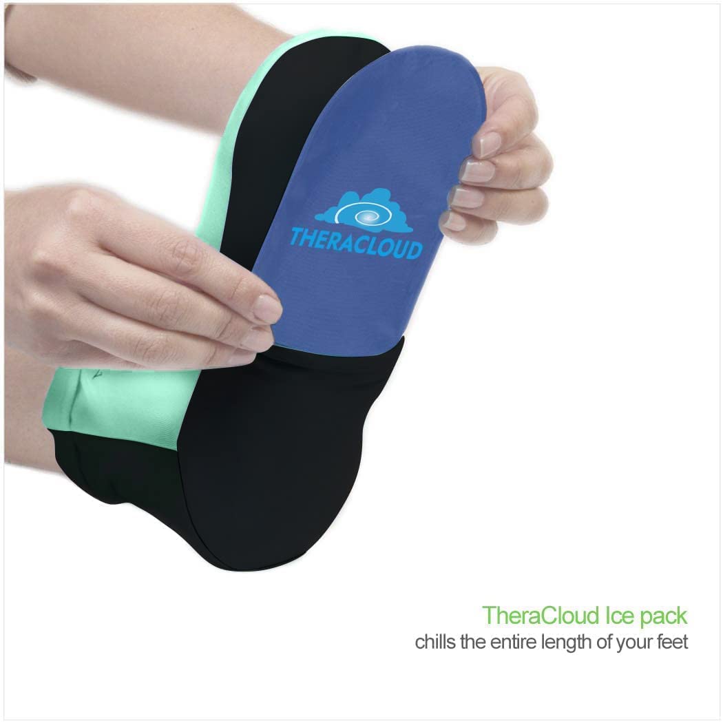 Buy Cold Therapy Neuropathy Ice Socks includes 4 gel Packs Cooling Feet Ache Relief Wrap For