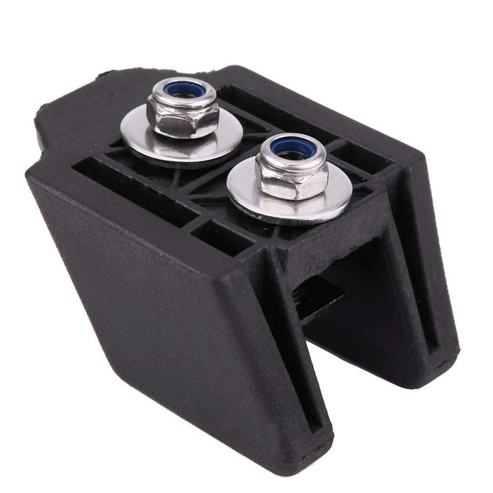 KIMISS 1 paire Loquet de Capot Attache de Sécurité et Support de Capot Avant en ABS pour TJ 97-06 (noir)