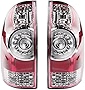 Dasbecan One Pair Left & Right side Tail Light Assembly LED Type Compatible with Second generation Toyota Tacoma 2005-2015 Replaces# 8155004160 8156004160