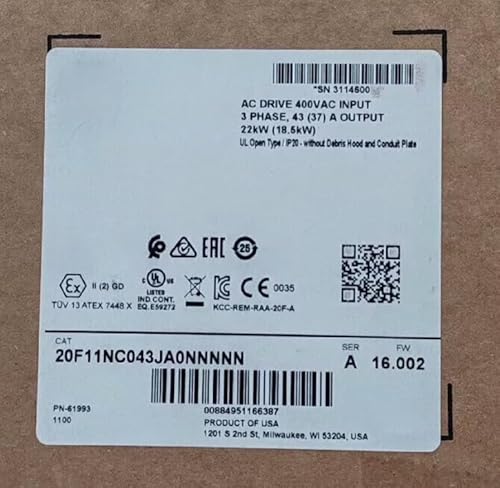 New 20F11NC043JA0NNNNN Drive