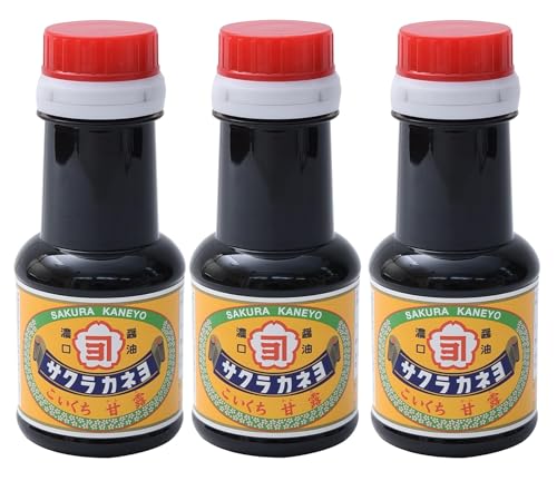 吉村醸造 サクラカネヨ 甘露 醤油 110ml ×3本