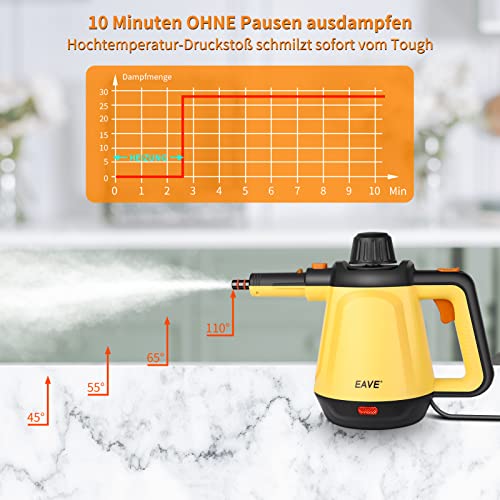 EAVE-Limpiador-a-vapor-multifuncion-450-ml-Limpiador-Vapor-PortaTil-1200-W-10-en-1-juego-de-limpiador-a-vapor-para-coche-tapiceria-sofa-casa-bano-cocina-limpieza-de-superficies