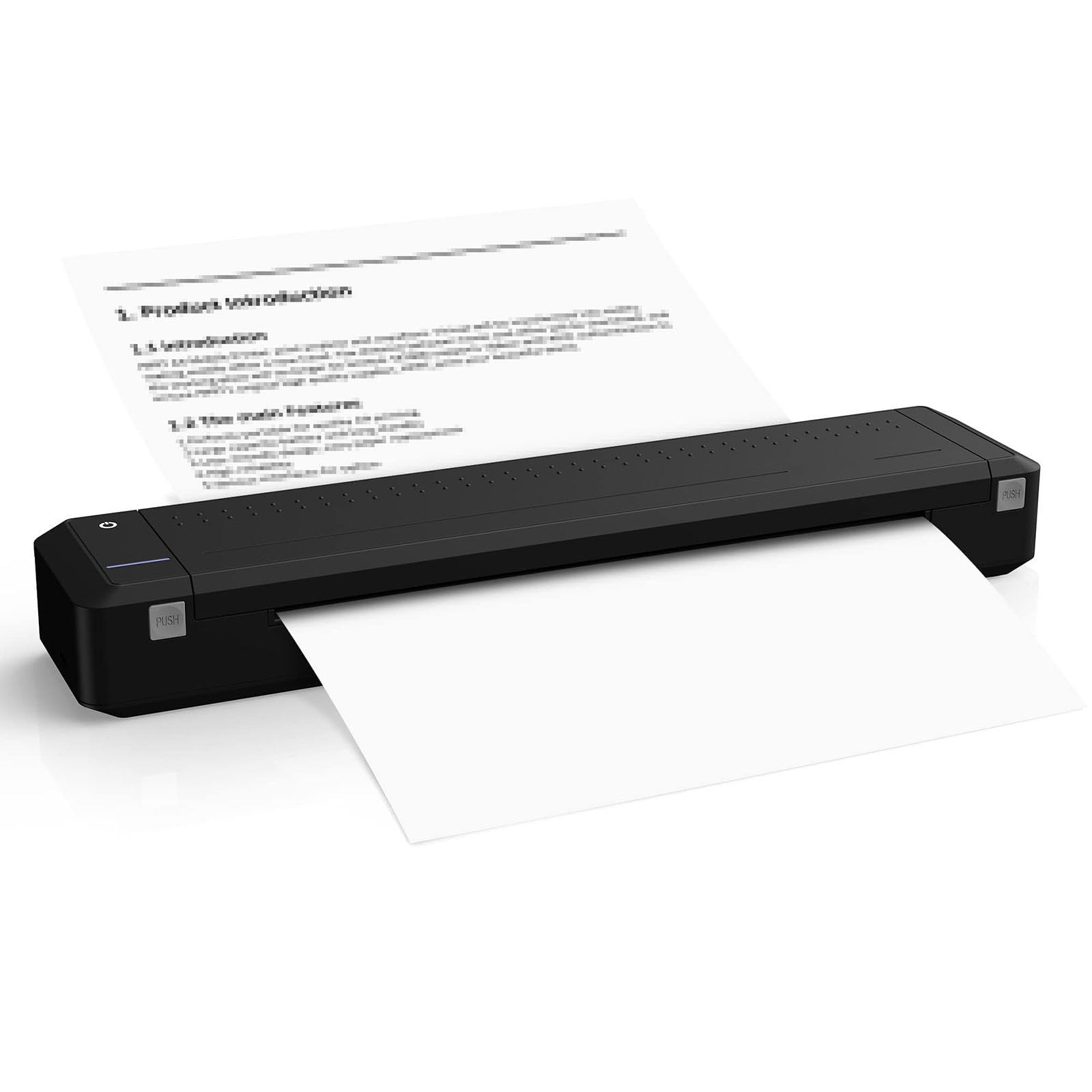 RIDAEX Stampante per ufficio portatile wireless Bluetooth A4 Stampante a trasferimento termico per gli spostamenti