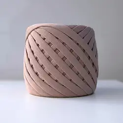 Fio de Malha Dalia Premium 500g – Espessura 33mm, Anti-Pilling, para Crochê, Tricô e Bolsas Artesanais (8012-Caramelo)