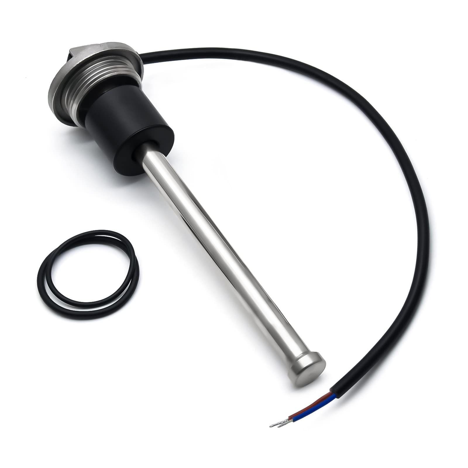 Czujnik poziomu, Czujnik poziomu paliwa 0-190 Ohm z 52 mm miernik poziomu paliwa Czerwony podświetlenie dla Diesel benzynowy samochód Nadaje się do paliwa, wody, cieczy(200mm)