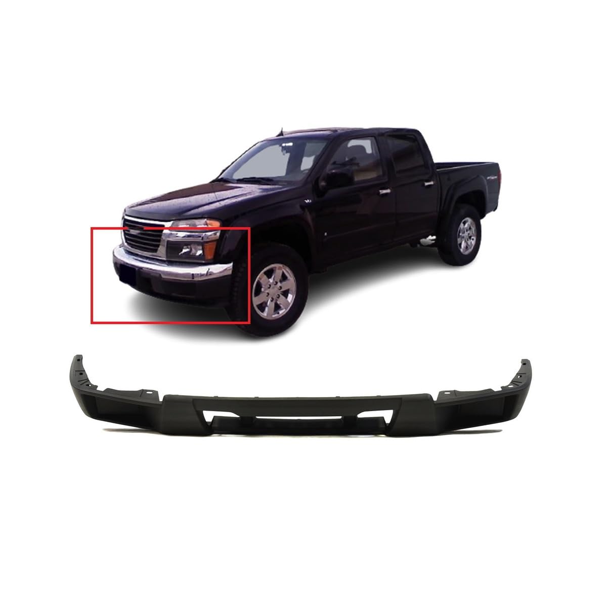 FitParts For Chevrolet Colorado 2004–2012 Front Lower Bumper Cover
