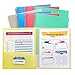 C-Line 8-Pocket Spiral-Bound Poly Portfolio, Pack of 6