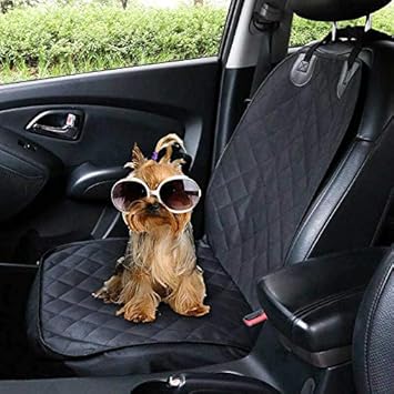 Pet Bag Dog Cat Carrier Car Travel Carry Storage Front Seat Cover (Black) (Front Seat Cover)