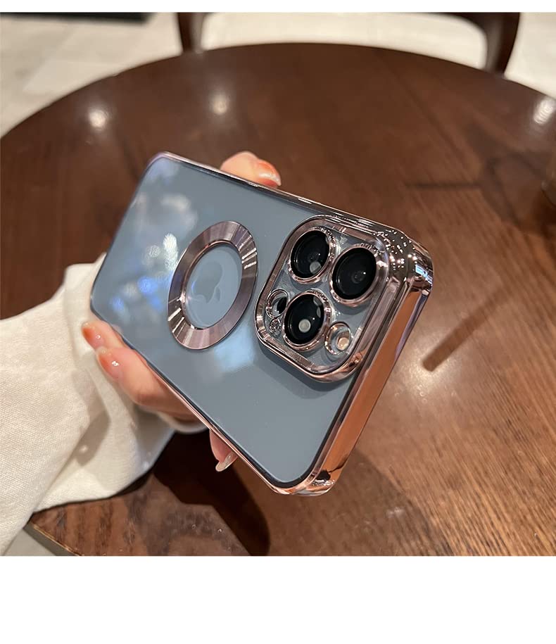 ZXDK Logo View Case for iPhone 14 ProMax,with Camera Lens