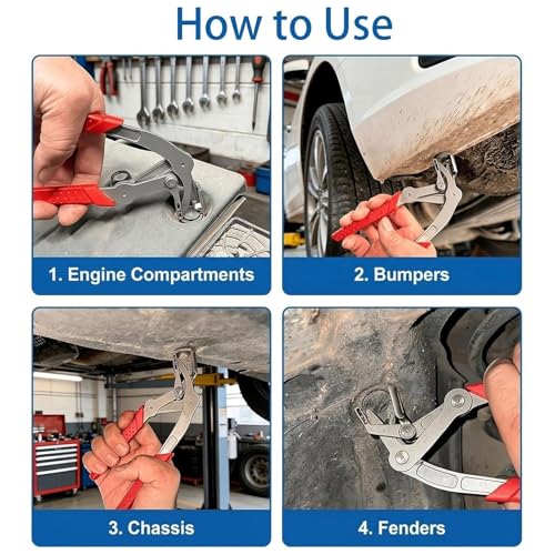 Alicates de clips para auto y paneles de puerta en taller y hogar 8