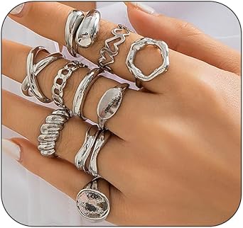 Anillos De Nombre Apilables Anillos Para Mujer Anillo De - España